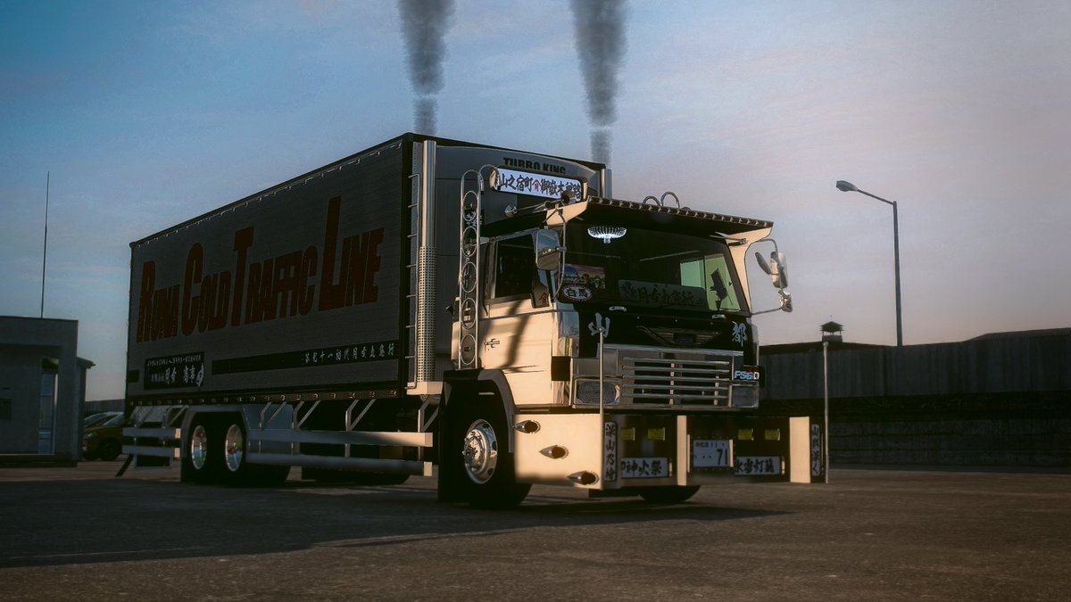 Gworks71's tweet photo. 結局58に戻した！笑

#ETS2jp #デコトラ #日野 https://t.co/zxM2uBW7P6