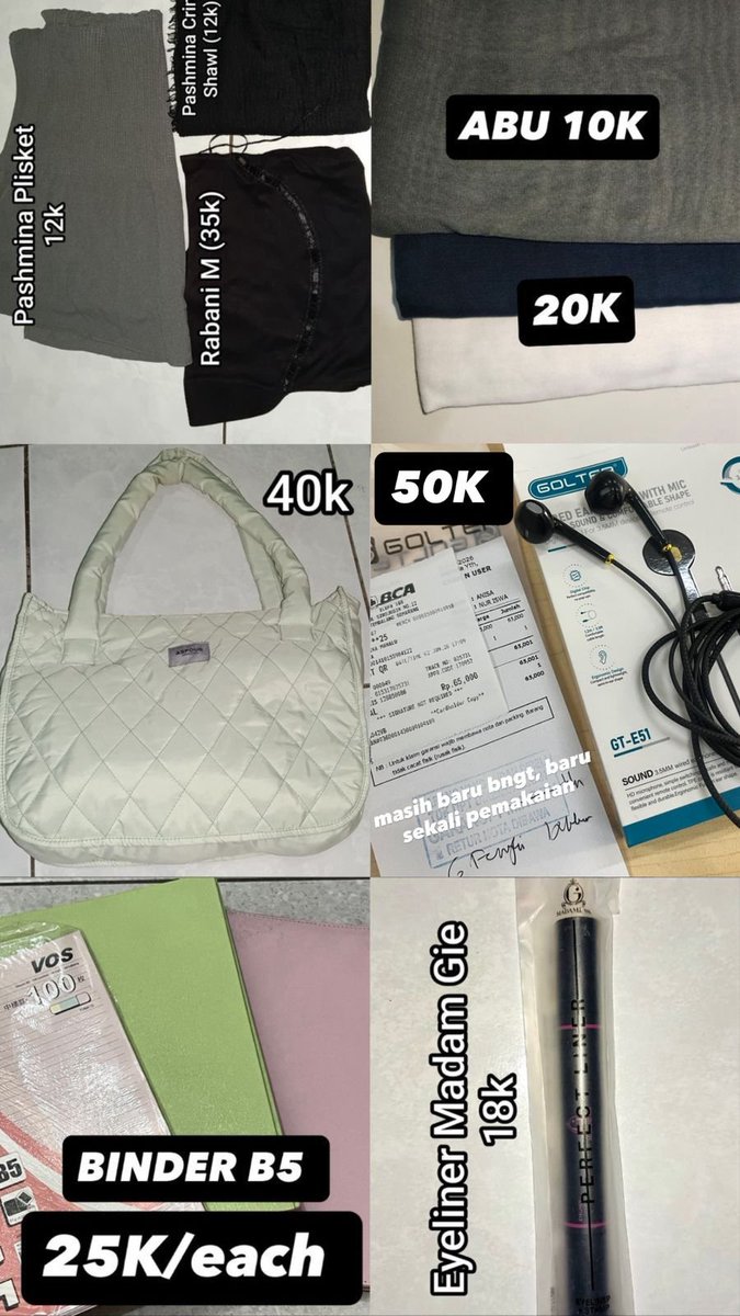 biarkaya_'s tweet photo. @undipmfs3 🤍🤍 PRELOVED 🤍🤍

📍Tembalang, Semarang
 ✅ Bisa COD
💸 QRIS

dm for more details 💖 https://t.co/aqhW8YZRKJ