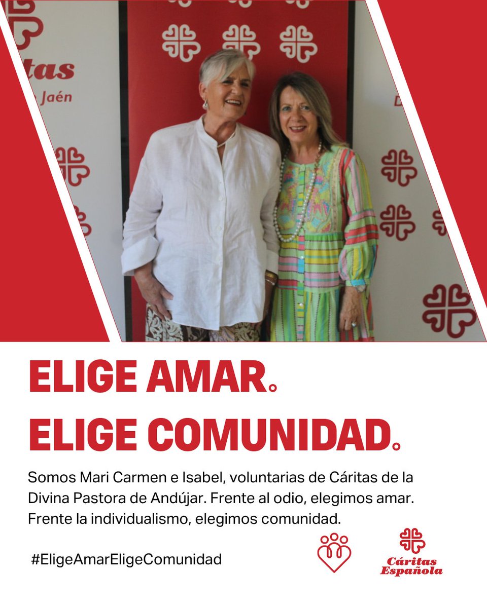 Caritasjaen's tweet photo. #eligeamareligecomunidad #cáritasjaén https://t.co/RMhlusebkq