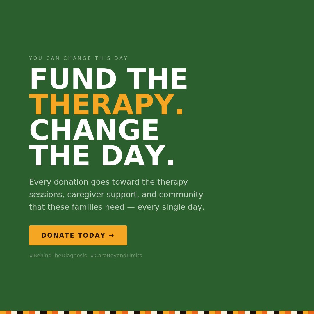 CareBeyondLimit's tweet photo. 5:30am: The morning routine that is also therapy.
9am: The therapy session they can barely afford.
2pm: A 3 second milestone that feels like everything.
11pm: The caregiver, alone, carrying tomorrow already.
This is what our days look like. 
Help us walk these days with families https://t.co/zdVaZfmGTG