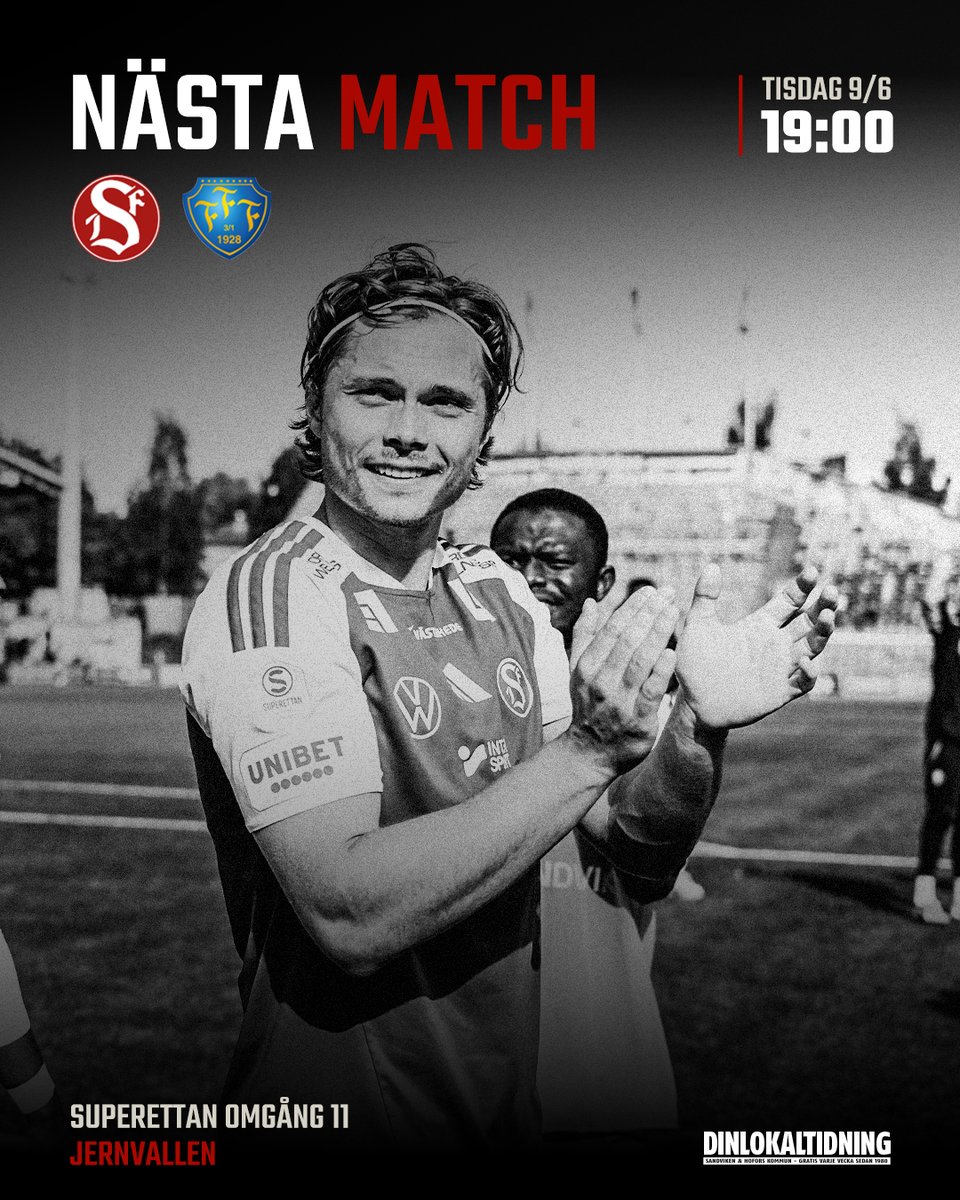 SandvikensIF's tweet photo. Kvällsmatch väntar på Jernvallen!

På tisdag kommer Falkenberg till Sandviken för match i Superettans elfte omgång.

Köp din biljett innan fredag 12:00 för Early Bird-pris!

➡️ https://t.co/fEOQXWrotf https://t.co/bHi1bUFJl7