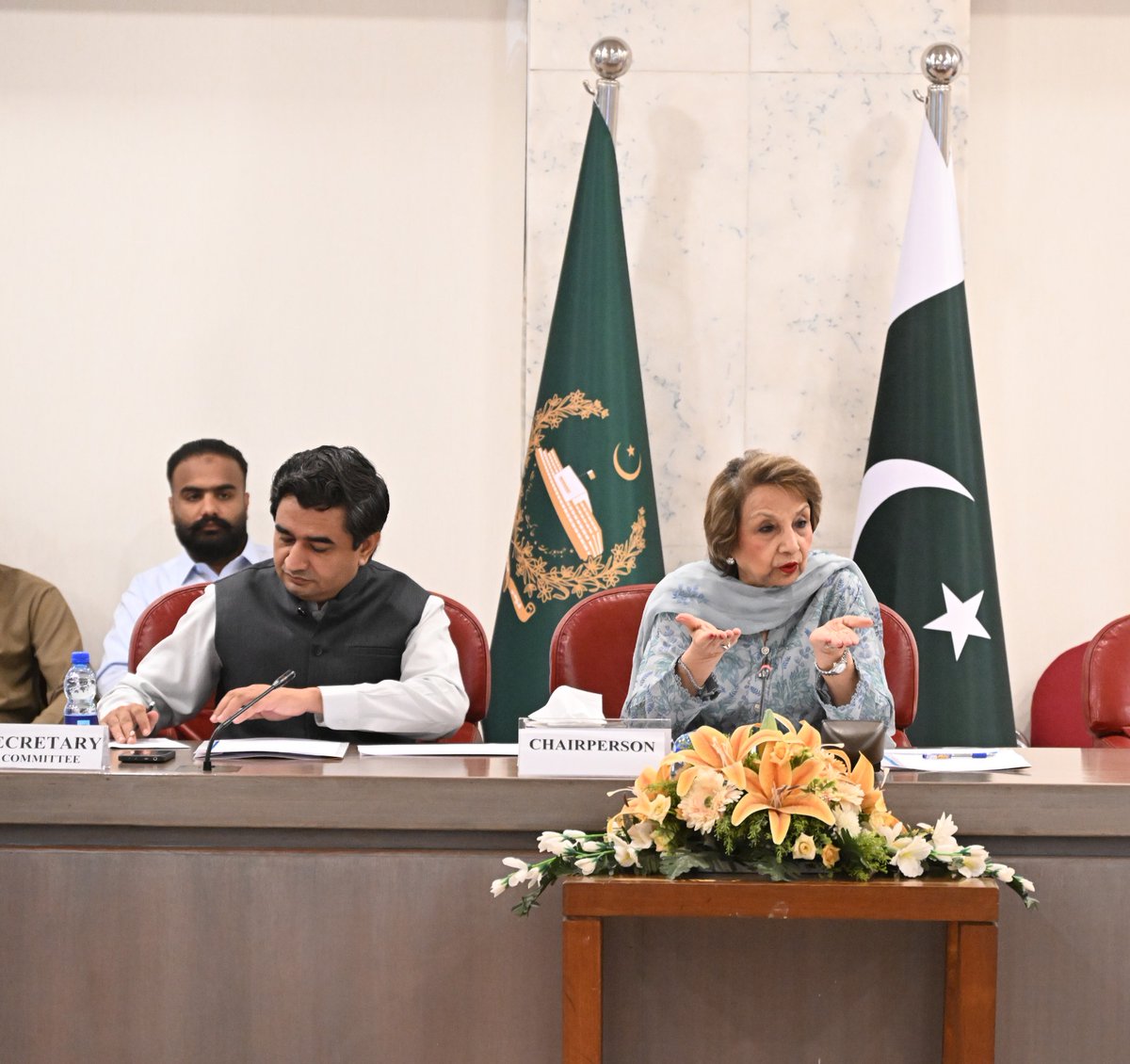 NA_Committees's tweet photo. The National Assembly Standing Committee on Federal Education and Professional Training met today under the Convenorship of Ms. Mahtab Akbar Rashdi, MNA at Parliament House, Islamabad.
#NACommittee @EduMinistryPK @MahtabRashdi https://t.co/9gEJT1Mhep