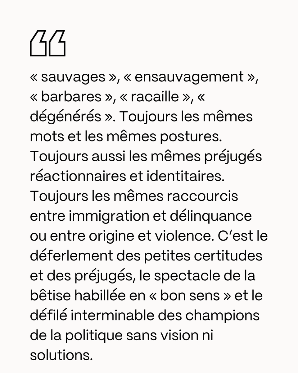 Pensercestchou's tweet photo. Qu’est-ce qu’on attend pour éteindre le feu ?
Eduardo Rihan Cypel, ancien député socialiste, appelle à dépasser « le tout-répressif et la surenchère autoritaire » 
https://t.co/QdsegxrrPU https://t.co/lBqyIlmgIY