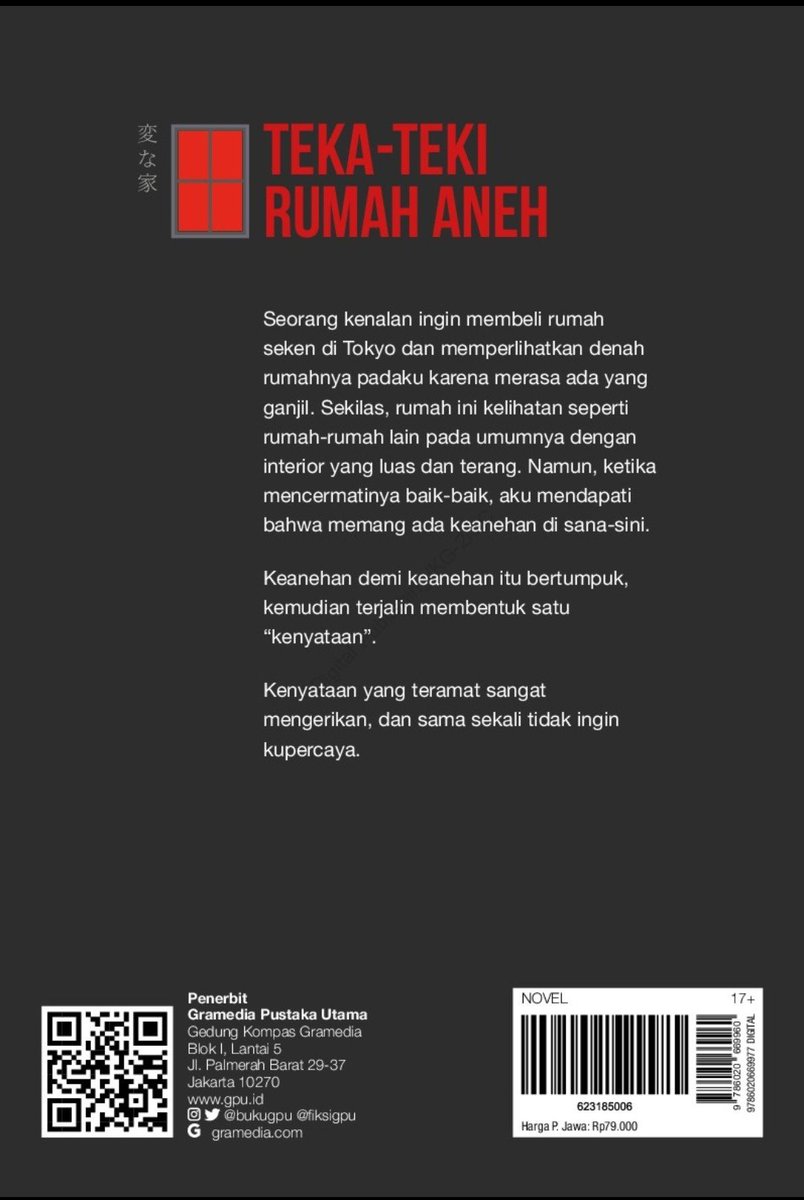 rensbery's tweet photo. currently reading: 

⬫ ࣪ .  ꒰ Teka-Teki Rumah Aneh ꒱ ༊*·˚

— ✍︎ Uketsu
    ↳ 220 pages https://t.co/R5Wl2sS6fu