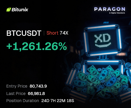 Mingarithm's tweet photo. $BTC

After securing 25% profits, I'm letting the remaining position run while holding a half-sized hedge long against it.

I still expect us to tap 58.8k at minimum during this bear market, where I plan to take heavier profits from the short.

As long as we continue holding the 65k region, a retest of the 71k–74k area is definitely on the table. If we do revisit that zone, I'll be taking profits on the long and adding back to the swing short.