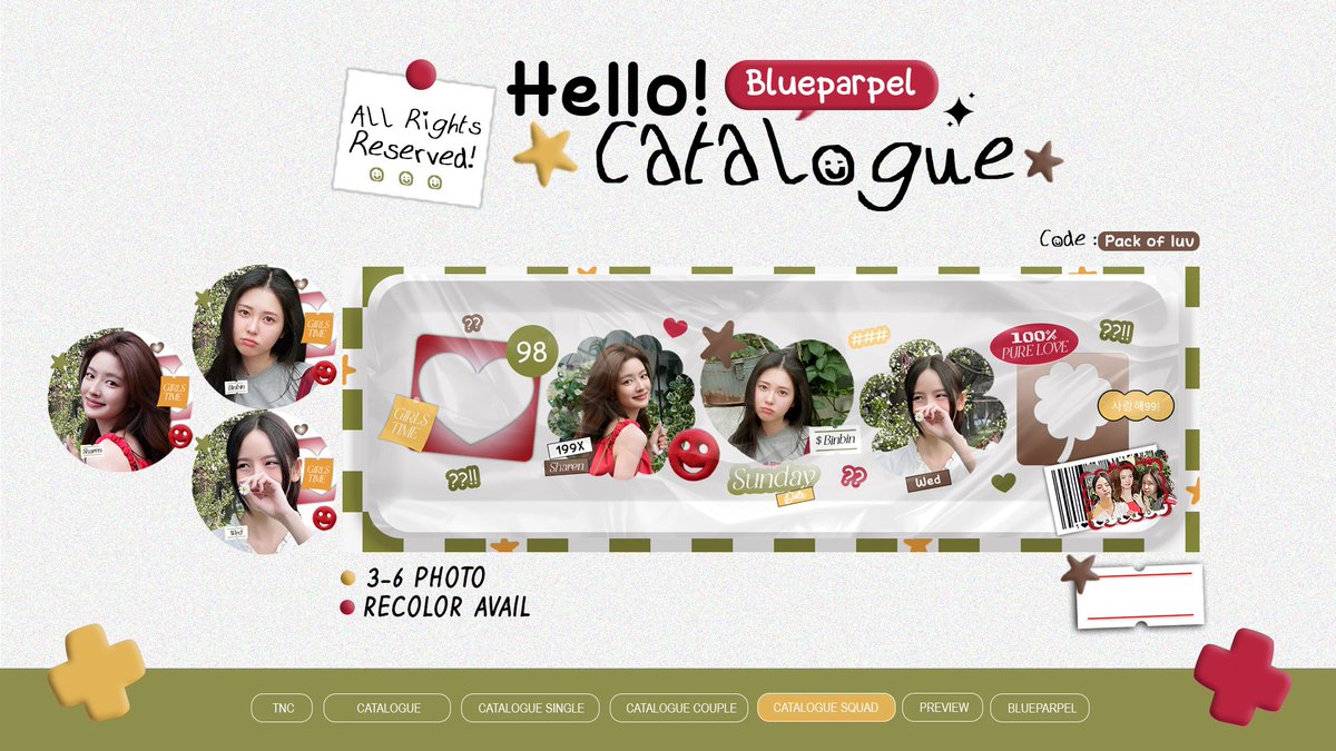 Blueparpel's tweet photo. 🍀🍅🍀 

           Haiiii dalam rangka 1 bulan 1 anak baru rashee mau ngenalin anak baru namanya " Pack of luv " tersedia untuk single, couple dan squad ya boleh bantu diospek ya timan timan. Layout kali ini terinspirasi dari maruko disuruh belanja mamaknya 😆💛 

📍 #bealanja https://t.co/MG7rHARB8m