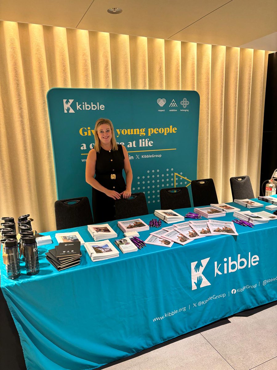 KibbleGroup's tweet photo. Delighted to be supporting this year’s Social Work Scotland Justice Conference in Glasgow today. 

There is a fantastic line up of speakers exploring a range of themes, alongside a host of great workshops sharing research, insights and practice. 

Great conversations at the stand so far and we’re enjoying connecting with new and familiar faces. If you’re here, please stop by and say hello.