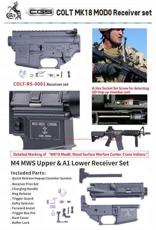 kinwa__official's tweet photo. ー新商品予告ー

(仮称)CGS/T8 SP SYSTEMS社製 GBB COLT MK18 MOD1 10.5in(COLT Licensed)(品番：CGS-COLT1001-LS)

(仮称)CGS/T8 SP SYSTEMS社製 GBB COLT MK18 MOD0 10.3in(COLT Licensed)(品番：CGS-COLT1005-LS)

(仮称)CGS/T8 SP SYSTEMS社製 GBB COLT N23 7.5in(COLT Licensed) (品番：CGS-COLT1022-LS)

3種他近日入荷

CGS/T8 SP SYSTEMS社より米 老舗銃器メーカー COLT社 正規ライセンスにて「MK18 MOD1※1」、「MK18 MOD 0」、「N23」それぞれをGBBで再現

弊社では国内での運用を重視した軽量アルミ合金製ボルトキャリア等を搭載した「LS(Lightning Series)」モデルにてラインナップ(ハンマーやシア等の高負荷パーツには耐久性の高いスチール材を使用)

その他モデルもリリース予定
皆さんお楽しみに🥰🥰🥰

※1 「MK18 MOD1」はDaniel Defense社とLANCER SYSTEMS社の正規ライセンスも取得
※全機種共にマガジンはマルイ GBB M4 MWSシリーズ規格準拠となります。

#CGS #T8 #GBB #COLT #DanielDefense #MK18 #N23 #M4 #MWS #airsoft #サバゲー