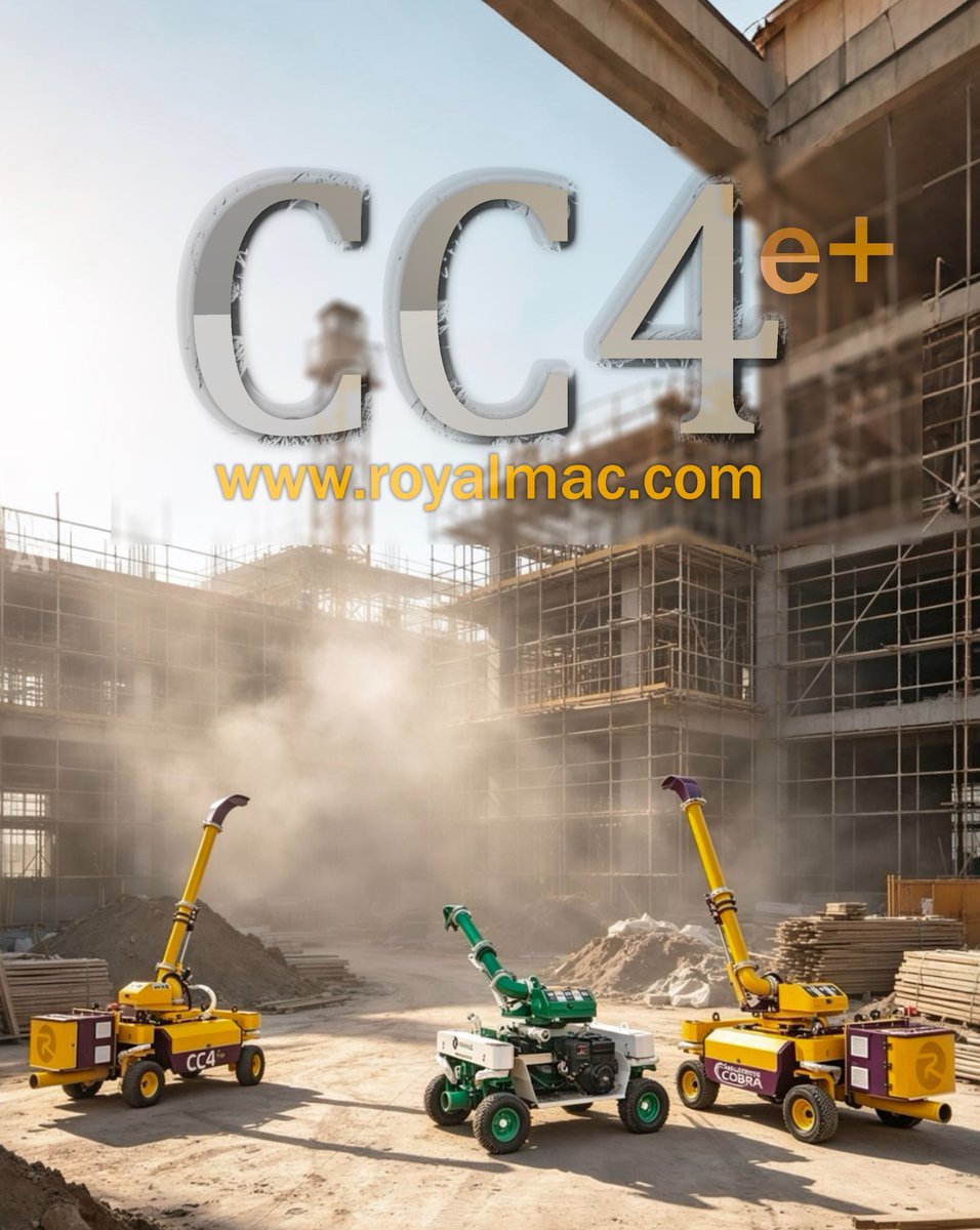 ROYALMAKINE's tweet photo. “The CC4 E+ delivers maximum efficiency with its compact design in confined spaces.” ⚡️🏗️🔋
#CC4EPlus #Royalmac #ConcretePlacing #BatteryPower #InnovativeMachine
#CC4EPlus #Royalmac #BetonYerleştirme #BataryaGücü https://t.co/SbW29JLJw5