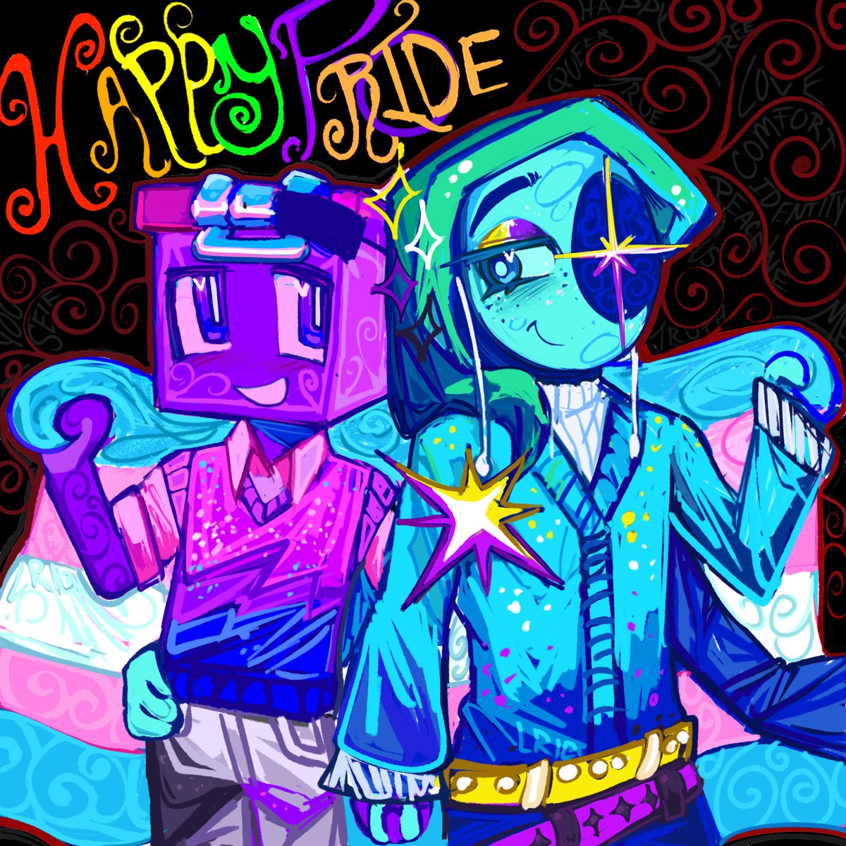 Lrigreddahc's tweet photo. happy pride!!! again #lullaby #dwlullaby https://t.co/gUCgAgCH9c