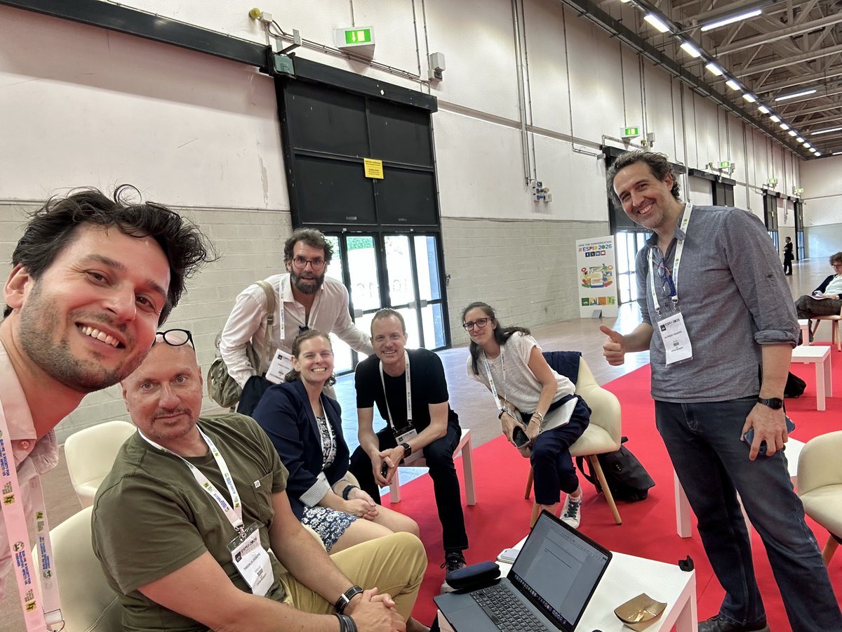 RhedinSamuel's tweet photo. Great to catch up with all the friends again. Spontaneous meeting with the #pneumona guideline committee. #ESPID2026 @ESPIDsociety #CoConnect https://t.co/efx9ovhlno
