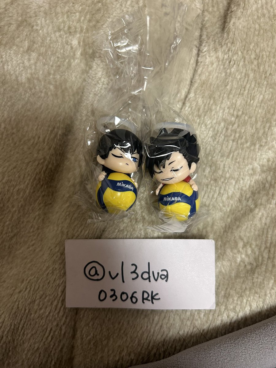 vl3dva's tweet photo. 【交換】ハイキュー　めじるしマスコット おやすみタイム 

【譲】影山、黒尾

【求】研磨

郵送交換希望です。
検索からでもお気軽にお声掛け下さい。
宜しくお願い致します。 https://t.co/6wUDr1mzHb