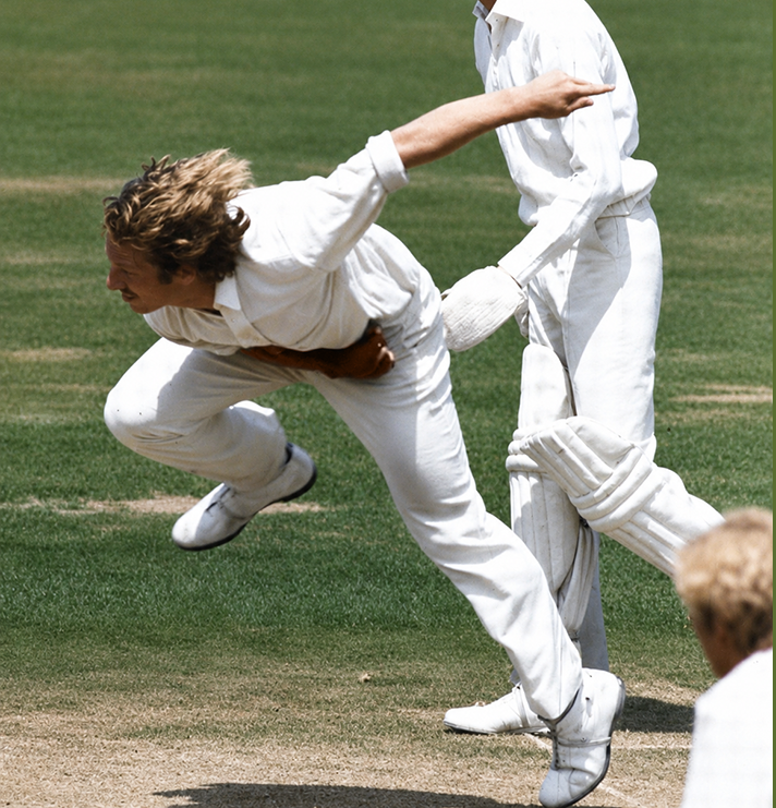 PictureSporting's tweet photo. Ian Botham in his pomp ... bowling in the 2nd Test v Pakistan at Lord's in June 1978.  Botham, 22, playing in his seventh Test, scored 108 and then took 8 for 34 in Pakistan's second innings. It was his most productive Test summer with the ball, finishing with 37 wickets at 14.75 in six Tests