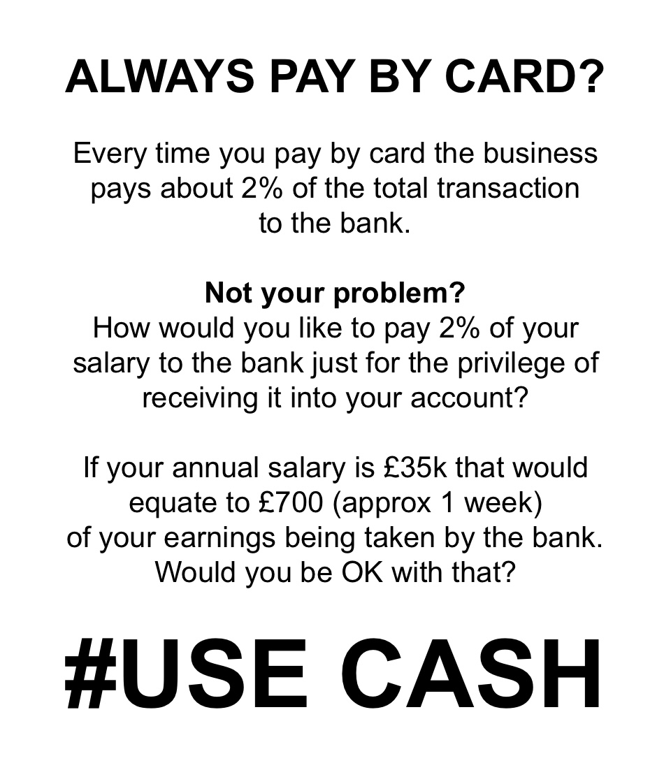 DeanSmi47962704's tweet photo. #UseCash https://t.co/RSGPBAZc0P