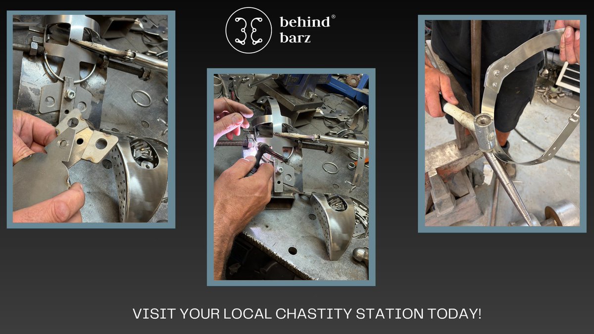 Behindbarzbelts's tweet photo. A genuine Behind Barz Chastity Station review!
-
Visit today to try on the whole range that Behind Barz has to offer.
-
With a complete workshop below we are able to tailor your belt even further ensuring that you leave completley satisfied!
-
BOOK YOUR APPOINTMENT TODAY - https://t.co/772Rk3GZ2y