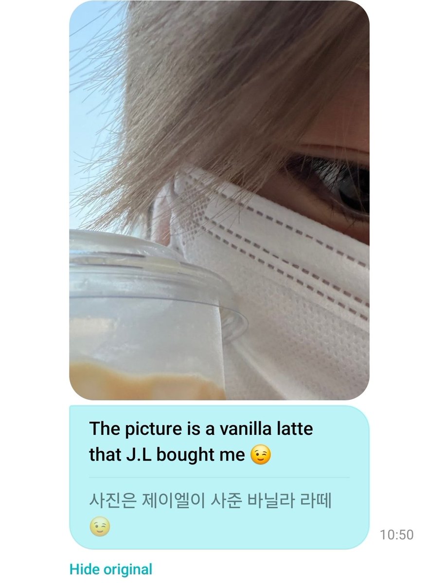 woognki's tweet photo. JL TOOK WOONGKI OUT ON A DATE AND BOUGHT HIM A VANILLA LATTE https://t.co/8DriC5S3wl