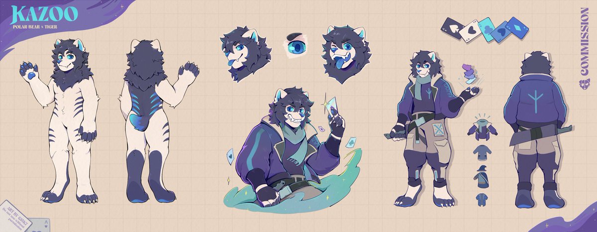 c15k7's tweet photo. Commission Ref-sheet for @KazooSkyfire 
Ty so muchh Kazoo <3
https://t.co/sg89L5cUI9
#furry #furrycommission #commission #furryart #Vgencomm #refsheet https://t.co/0KO3ZsWuUw
