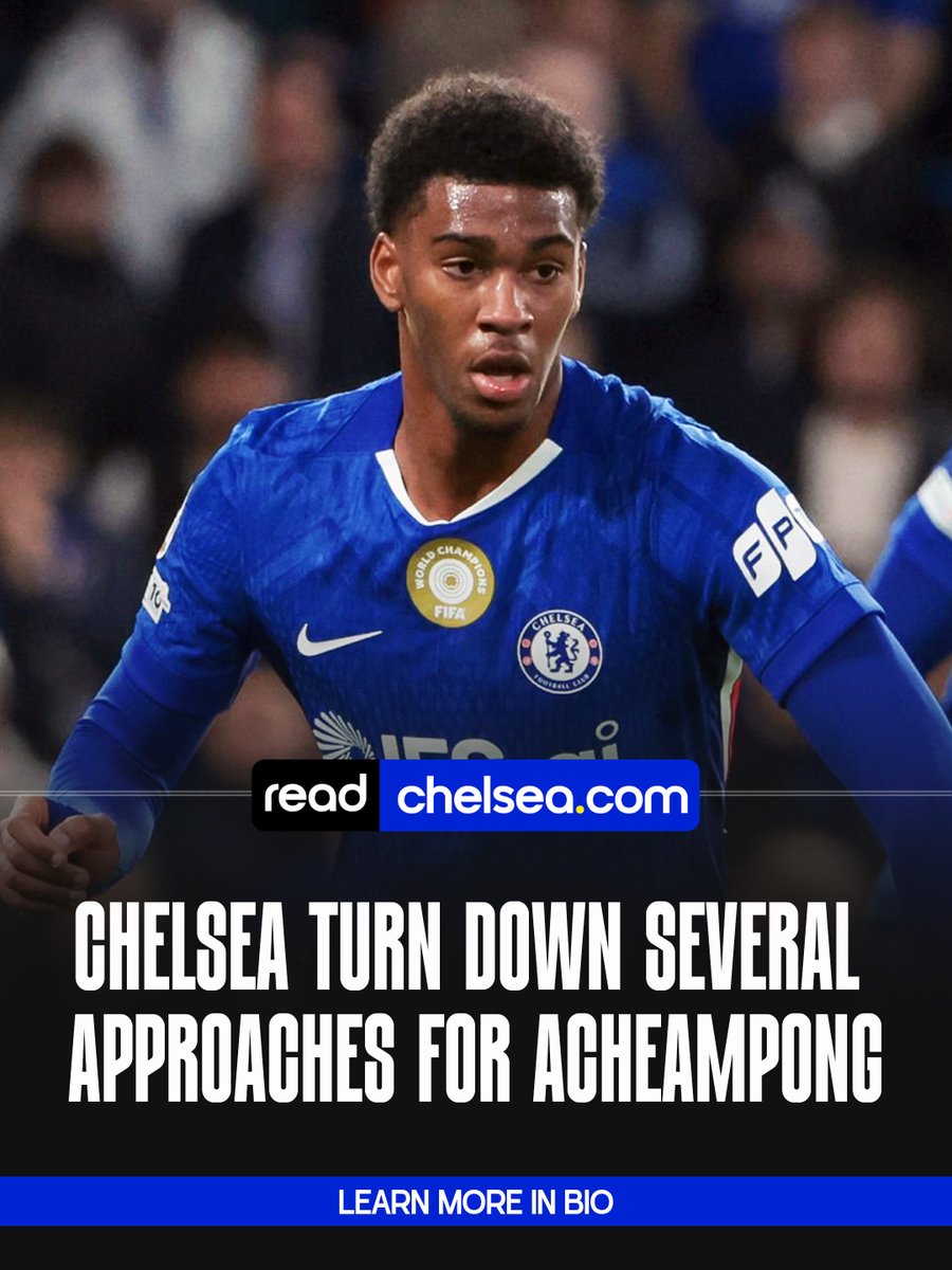 read__chelsea's tweet photo. Josh Acheampong is going nowhere. Chelsea consider him 'untouchable' ❌

#Chelsea #ChelseaFC #CFC https://t.co/D8BaBoobct