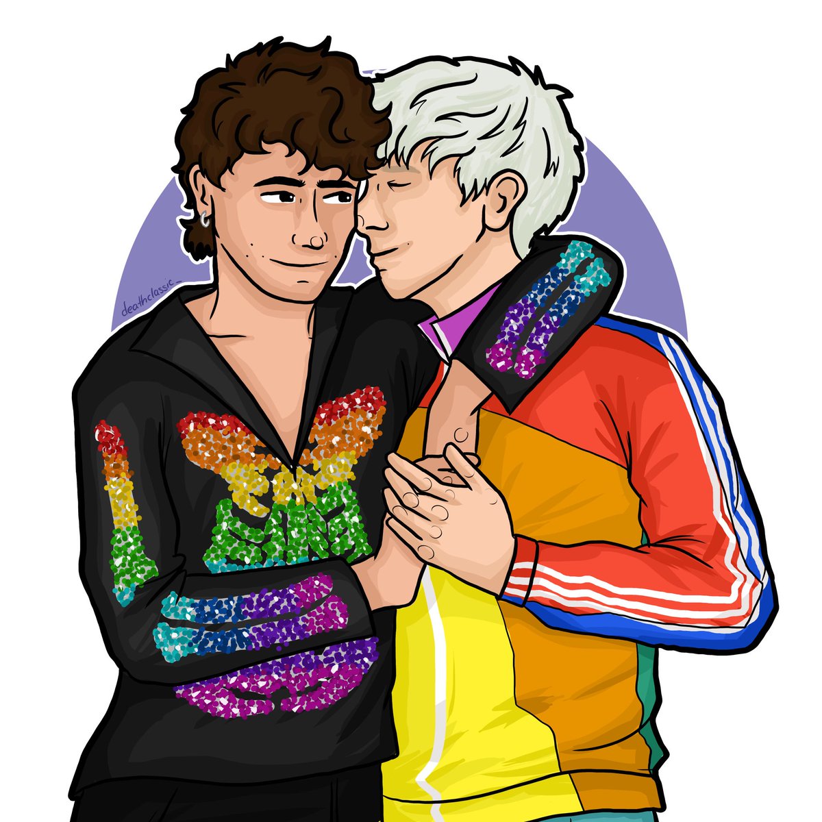 deathclassic___'s tweet photo. ✨ happy pride ✨

#phanart https://t.co/EwApNpbWt2