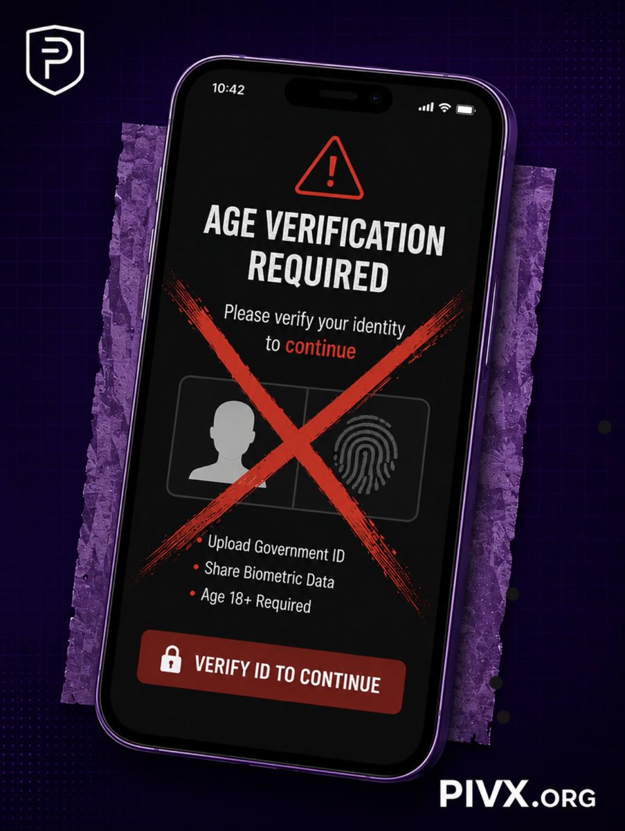 fr_privacy's tweet photo. Asking for ID to use the internet is the same as asking for ID to have a thought🤔

The internet is where people think out loud now.

Freedom of thought means nothing if thinking out loud requires permission⚠️ https://t.co/vNQznOpVmd
