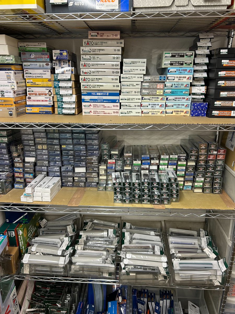 UTRAINS_ANNEX's tweet photo. U-TRAINS ANNEX
Nゲージフェア第3弾開催のお知らせ。

今週は新古品を多数含む
ブックケース製品が大量入荷致しました。

これらの商品は
「6/5金曜日14時より」
販売を開始致します。

今回もご奉仕価格でご提供です
ASSYも少なくなってきましたが引き続き販売中です

ご来店をお待ちしております。 https://t.co/qRD69RXhmQ
