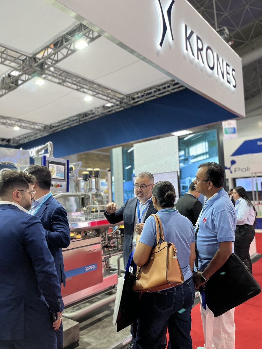 KronesAG's tweet photo. EXPO PACK México 2026 is in full swing and we are right in the middle of the action!🦾

We’re excited to welcome so many of you to our booth, have inspiring conversations, meet new faces as well as reconnect with familiar ones.🤝

Thank you to everyone who has already stopped by! https://t.co/uAT0MlgBF5