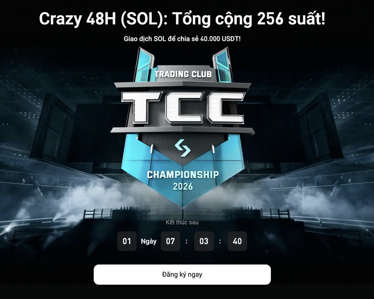 Cafebit_org's tweet photo. Bitget chưa bao giờ ngừng kèo cho anh em bào camp cả! 

Tiếp tục là Crazy 48h $SOL với pool thưởng lần này 40.000 $USDT. 

Thời gian diễn ra chỉ còn 30 giờ nữa thôi anh em. Tối thiểu sẽ được 25 USDT. https://t.co/pZF02sZu2E