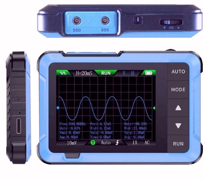 Vego_VOF's tweet photo. Getest: DSO510 oscilloscoop van FNIRSI
De DSO520 van FNIRSI is een upgrade van de bekende handheld oscilloscoop DSO152 van hetzelfde merk. 
➡ Lees de review en test:
https://t.co/MEZw5OG6mF https://t.co/mlQmFqfgGg