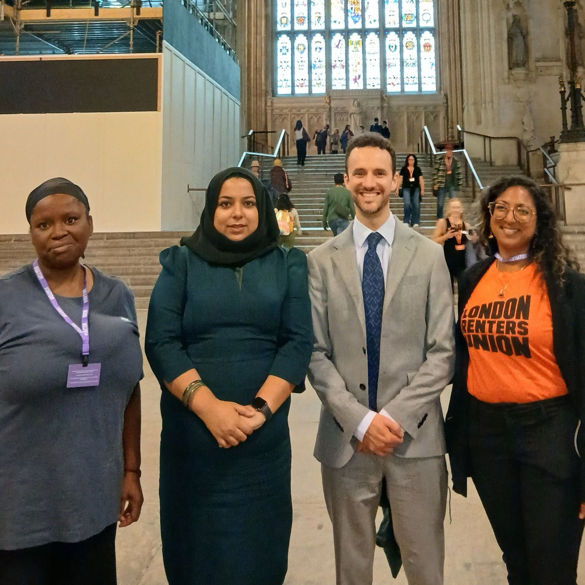 ApsanaBegumMP's tweet photo. Property developers being able to donate to politicians is leaving the public unable to trust whose interests Governments prioritise in the housing crisis.

I met with my constituent Elizabeth and @ACORNunion in support of @CHinchliffMP’s campaign to have this banned. https://t.co/KwbeMqsXAq