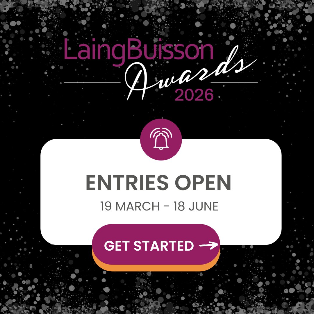 HealthcareLB's tweet photo. 🌟 LaingBuisson Awards 2026 are open for entries.

Here are some key dates to put in your diary:
🔹 Deadline for entries is 18 June
🔹 Winners are announced on 19 November

Start your entry: https://t.co/kPTLvuUkla
#Healthcare #SocialCare #LBAwards2026 https://t.co/O227FCRRrn