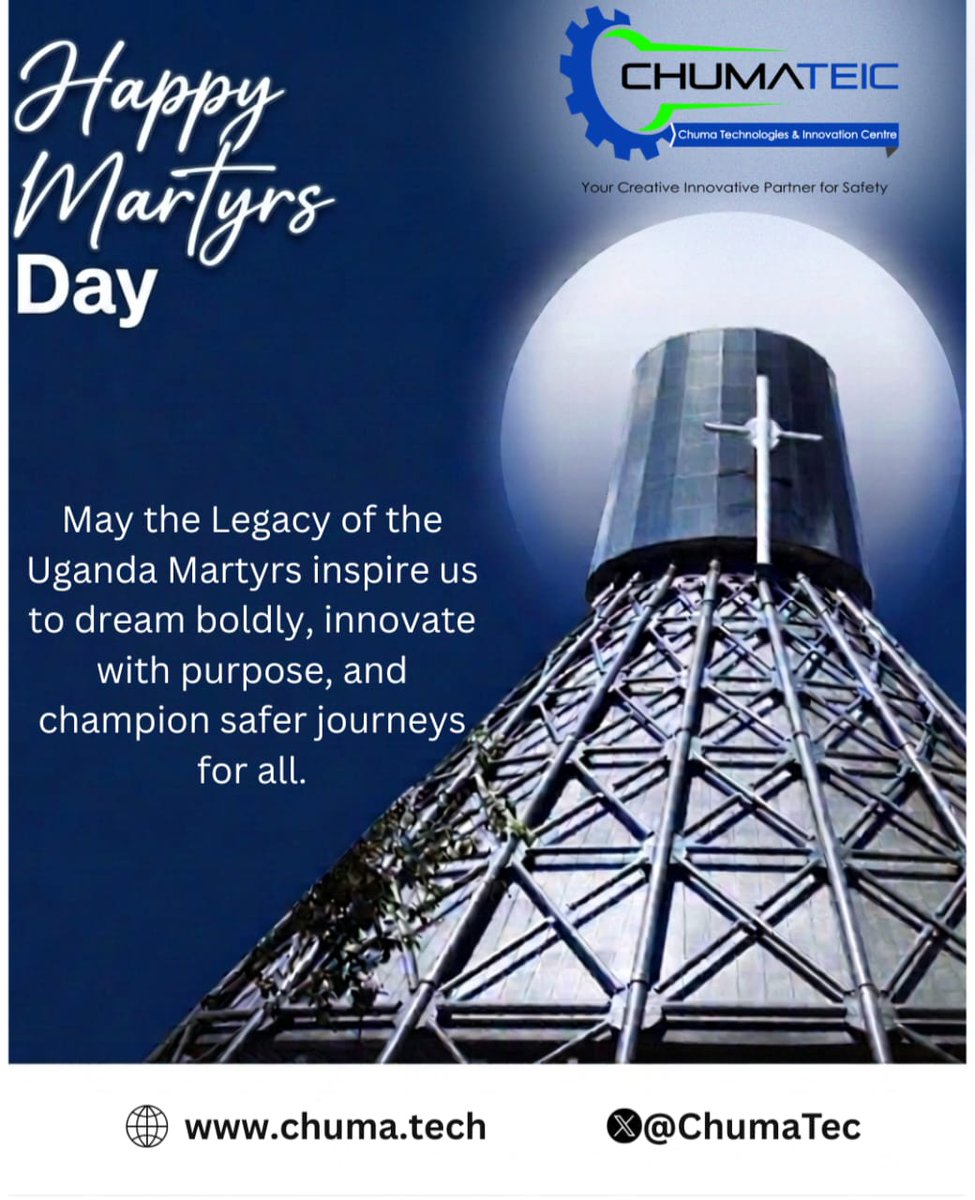 ChumaTec's tweet photo. Today, we honor the resilience and faith of the Uganda Martyrs.

May their spirit of selflessness inspire us to innovate with purpose and continue building a safer, more secure future for everyone. https://t.co/FOCbLQBTTx