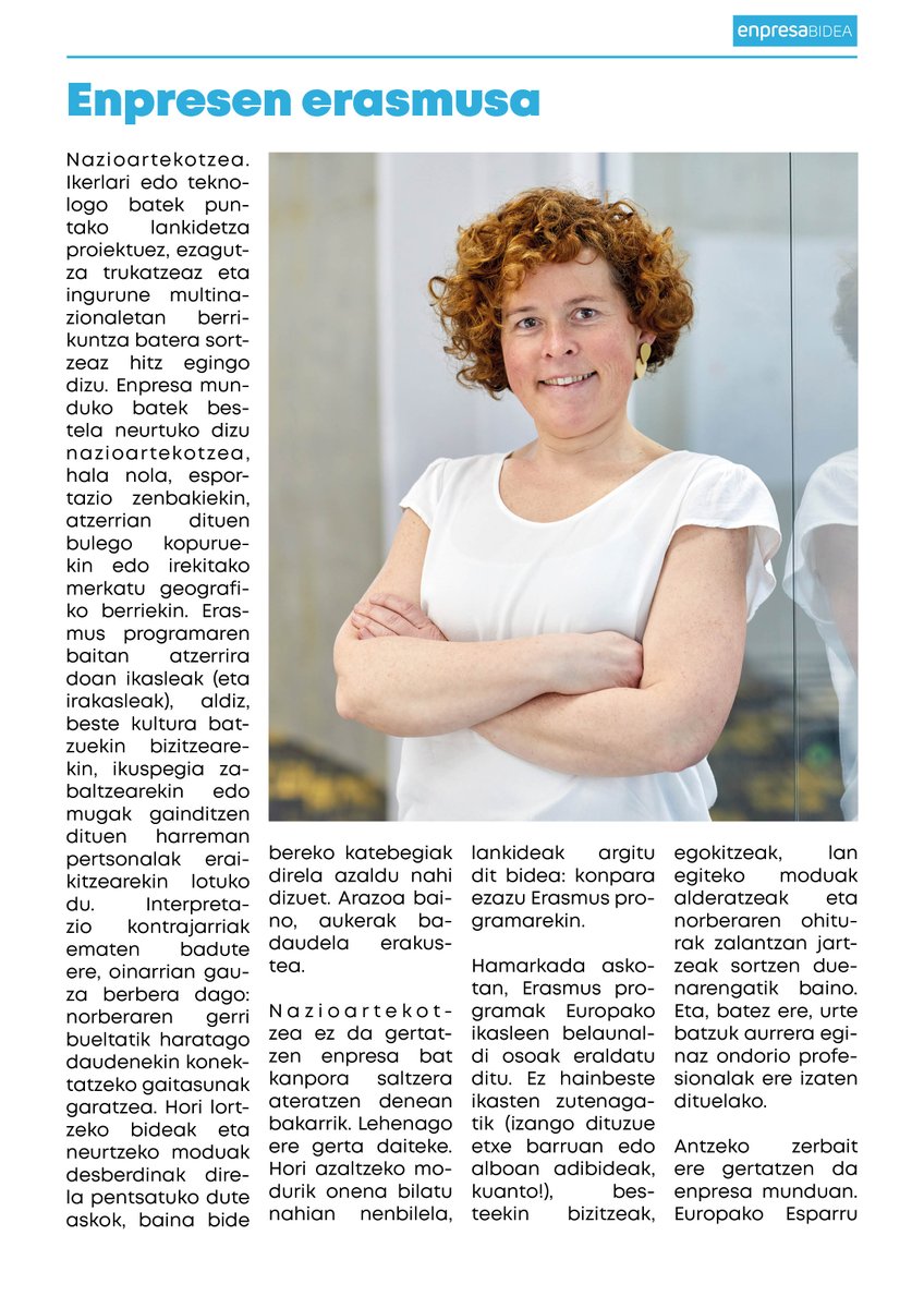 brta_eus's tweet photo. La internacionalización no empieza cuando sales a vender fuera. Puede empezar mucho antes.

¿Qué podemos aprender del programa Erasmus? Garbiñe Manterola, responsable de Transferencia de BRTA, lo explica 👇

@EnpresaBidea #EENBasque #Garbiñe Manterola https://t.co/XBrOXhFW4p