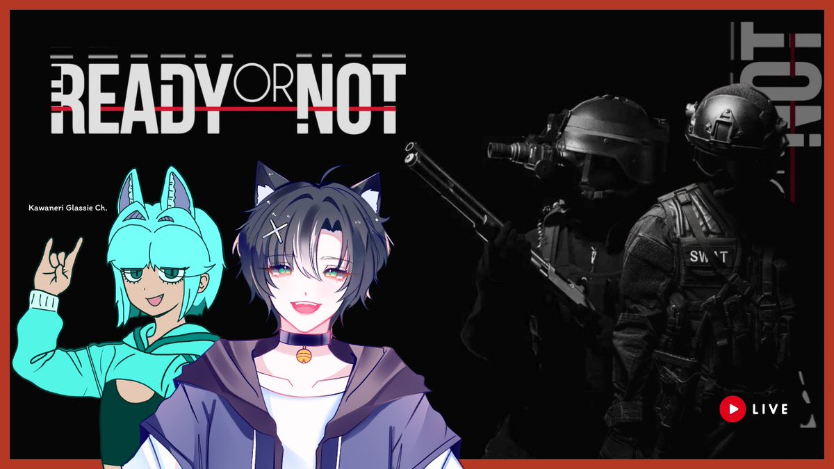 Kennedy_MeowVT's tweet photo. 🔔  กริ๊งๆนุดคืนนี้แมวมีไลฟ์น้า 
🔴【Ready or Not | Collab】ปฏิบัติการจู่โจม: ภารกิจฝ่านรก  

𑄝 Collab: @kawaneriglassie
𑄝 Time: คืนนี้ / 20:30 น.
𑄝 Live: https://t.co/2FXvFSDaTC

#ReadyOrNot #readyornotgame #Vtuber #VtuberTH #วีทูปเบอร์ไทย #วีทูปเบอร์ https://t.co/ezAKNQGkmn
