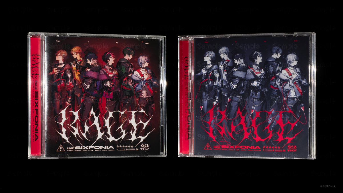 _Quga's tweet photo. シクフォニ 2ndシングル『RAGE』
ジャケットデザインを担当いたしました。
#シクフォニ https://t.co/llQZ7aToNe