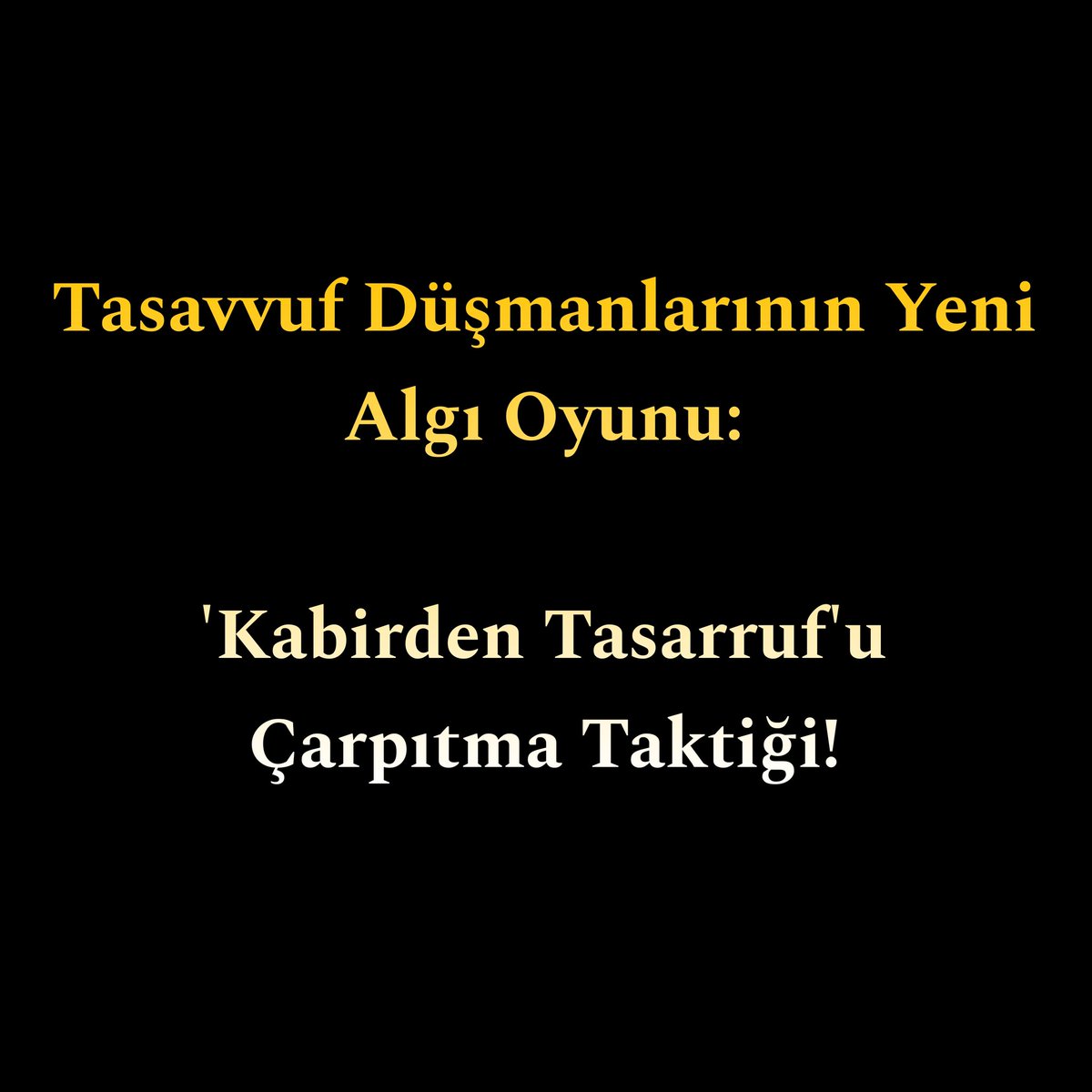 AhmedVedat1's tweet photo. Son günlerde sosyal medyada ve bazı mecralarda, tasavvufun en köklü ve hassas meselelerinden biri olan "Kabirden Tasarruf" (vefat etmiş Allah dostlarının manevi tasarrufunun devam etmesi) konusu, tam bir cehalet ve şov malzemesi haline getirilmiştir. 

Bir takım kişilerin, sırf etkileşim almak uğruna kameraları alıp mezar başlarında "Hadi konuş benimle" tarzında sergiledikleri sığ tiyatrolar, sadece kendi ilmi yetersizliklerini değil, konuyu ne kadar yanlış anladıklarını veya kasıtlı olarak çarpıttıklarını ortaya koymaktadır.

​Bu meseleyi çığırından çıkaranlara karşı, hakkı ve ilmi hakikati haykırmak farz olmuştur. İşte meselenin aslı, ilmi delilleri ve o sığ yaklaşımlara verilecek en net cevaplar:

​📌Biz "Fiziksel Bir Konuşma" Değil, "Manevi Bir Tasarruf ve Ruhaniyet" Diyoruz!

​Ne Cübbeli Ahmet Hoca ne de asırlardır bu yolu yürüten Ehli Sünnet alimleri, bir velinin vefatından sonra kabrinden çıkıp fiziksel olarak insanlarla konuşacağını, cismani bir iletişim kuracağını iddia etmemiştir. Böyle bir iddia zaten tasavvufun özüne aykırıdır.

​Kastedilen şey; ruhun ölmediği, bedenden ayrılan kamil bir ruhun, Allah’ın izni ve yetkilendirmesiyle (tasarrufuyla) manen diri olduğu ve feyiz aktarmaya devam ettiğidir. Ruh için mekan ve zaman perdesi kalkar. Mezara gidip "Niye konuşmuyor?" demek, radyo dalgalarını gözle görmeye çalışıp "Radyo dalgası diye bir şey yok" diyen bir akıl tutulmasından farksızdır. İletişim dil ile değil, kalp ve ruh iledir.

❗️​Kur'an-ı Kerim, Allah yolunda ölenlerin (şehitlerin) diri olduğunu açıkça beyan eder:

​"Allah yolunda öldürülenlere ‘ölüler’ demeyin. Hayır, onlar diridirler. Fakat siz sezemezsiniz." (Bakara, 154)
​Bir şehidin ruhuna bu diriliği ve hayatiyeti veren Allah Teala, ömrünü din-i mübin-i İslam’a, ilme ve irfana adamış, "Peygamber varisi" olan büyük velilerin ve Allah dostlarının ruhlarına bu manevi yetkiyi ve hayatiyeti vermekten aciz midir? Şehit diri olur da, sıddıklar ve veliler manen ölü mü olur?

📌​Bu konu dün ortaya çıkmış bir iddia değildir. Büyük İslam alimleri ve arifler, kamil mürşidlerin vefatından sonra manevi tasarruflarının kınından çıkmış kılıç gibi daha da keskinleştiğini ifade etmişlerdir.

​İmam-ı Rabbani Hazretleri (Mektubat): "Velîlerin ruhaniyeti, vefatlarından sonra da müridlerini terbiye eder ve onlara feyiz verir." buyurarak ruhani tasarrufun sınır tanımadığını belirtmiştir.

​Şah-ı Nakşibend Hazretleri: "Biz vefatımızdan sonra da tasarruf ederiz, manen yetişiriz." gerçeğini talebelerine aktarmıştır.

Her ne kadar bu zatı tavsiye etmesekte, İbnü’l-Kayyim el-Cevziyye: Selefi çevrelerin de hürmet ettiği bu büyük alim, kitabında ölmüşlerin ruhlarının dirileri duyduğunu, gördüğünü ve onlarla manevi bir bağ kurduğunu onlarca delille ispat etmiştir.

❗️​Bizler her namazda Tahiyyat oturuşunda "Esselâmü aleyke eyyühen-Nebiyyü" (Ey Peygamber, selam senin üzerine olsun) diyerek Efendimiz’e (s.a.v.) doğrudan, şimdiki zaman kipiyle hitap ederiz. Eğer vefat eden bir zatın dünyadakilerle bağı tamamen kopsaydı, namazda gaibe değil, hazır olana hitap edilir gibi selam verilmesi emredilir miydi? Efendimiz’in (s.a.v.) ümmeti üzerindeki tasarrufu, feyzi ve manevi varlığı her daim caridir. Mahmut Efendi Hazretleri gibi Allah dostları da o ulu pınardan beslenen, o manevi tasarrufun yeryüzündeki temsilcileri ve varisleridir.

​Kamerayı açıp mezar taşlarına bakarak espri yapmaya çalışanlar! Sizler madde dünyasında sıkışmış, gözünün gördüğünden başka bir şeye inanmayan pozitivist kafaların tasavvuf maskesi takmış versiyonlarısınız. Sizin kalbinizin hissetmediği manevi alemler, Allah dostlarının ve onlara sadakatle bağlı olan müridlerin kalbinde her an tecelli etmektedir.

​Cübbeli Ahmet Hoca’nın ve ehliyet sahibi insanların anlattığı bu ilmi hakikati, "Mezardan adam kalkıp konuşacak" seviyesine indirgemek ya ağır bir cehalettir ya da kasıtlı bir İslam düşmanlığıdır. Ruh ölmez; kınından çıkan kılıç gibi, kamil ruhlar vefatından sonra da Allah'ın izniyle himmet ve tasarrufa devam eder.