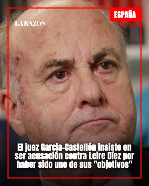 MaykaSpain48's tweet photo. ÚLTIMAHORA  

El juez García Castellón insiste en ser acusación contra Leire Díez por haber sido uno de sus "objetivos"
 
El magistrado jubilado recuerda que la reunión de las "cloacas" con el fiscal Stampa se le mencionó "más de una veintena de veces"

LAS REDES EN FAVOR JUECES https://t.co/IgzCpiY3fl
