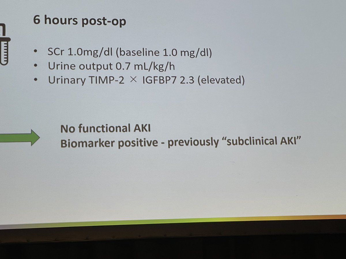 ERAkidney's tweet photo. #ERA26 @ERAKidney 

CME5 Acute Kidney Injury
🗣️ Board: Joana Gameiro, Nicholas Selby

1️⃣📕KDIGO GUIDELINES: What is new?
🗣️Speaker: Samira Bell

🧵 1/8

Case scenario and limitations of SCr for the diagnosis of AKI https://t.co/uBc9FJgi0A