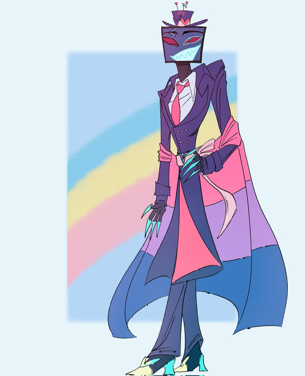 DY__1030's tweet photo. #Hazbinhotel #Vox #Hazbinhotelvox 
🩷💛🩵 https://t.co/FJe7an4GD8