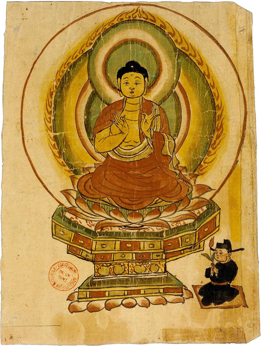 laBnF's tweet photo. Le colloque annuel autour du patrimoine de Dunhuang se tient cette année en France autour du thème « Emerging technologies for Dunhuang manuscripts, paintings and artefacts restorations and conservation process » 🗓️ https://t.co/IQX7Zg6fPj