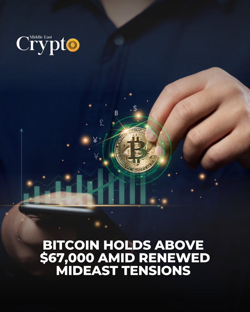 CryptoMiddleast's tweet photo. Bitcoin rebounded from a more than two-month low on Wednesday, rising back above the $67,000 level as investor sentiment remained resilient.

Bitcoin fell as much as 6% to $65,485.2, its weakest level since late March, but later pared losses, trading at $67,386 as of 6:45 GMT.

Read more: https://t.co/Y9bcDsNP5o

#Bitcoin #BitcoinPrice #Cryptonews