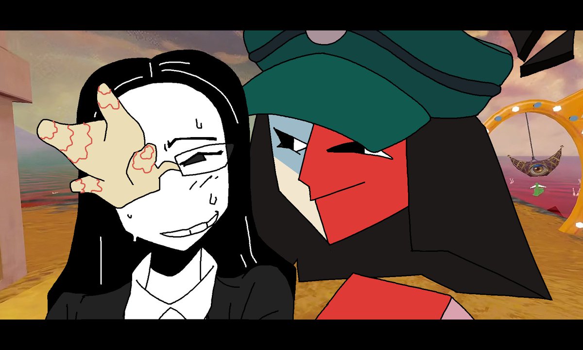 PoposotaV's tweet photo. does anyone else remember this dbbq cutscene https://t.co/dTWs8Gz1QT