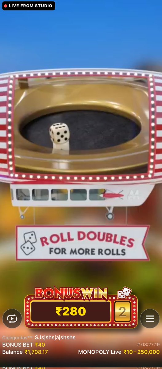 clippedbychat's tweet photo. Monopoly live of @Evo_global and @toddhaushalter dice stuck together in air like magnets https://t.co/IFdsNBj22Y