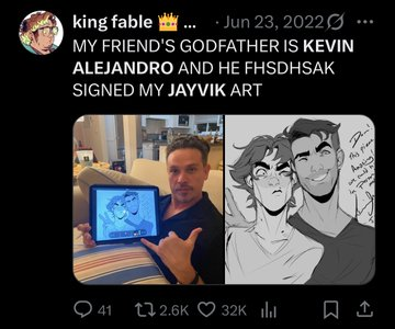 isjayvikcanon's tweet photo. Kevin Alejandro, Jayce's voice actor, encouraged jayvik fanart from the very beginning - while also sharing that there was nothing but love on the set of Arcane Season 2

 (last picture is a screenshot from Arcane s2 dvd extras) https://t.co/n197OMz3aI