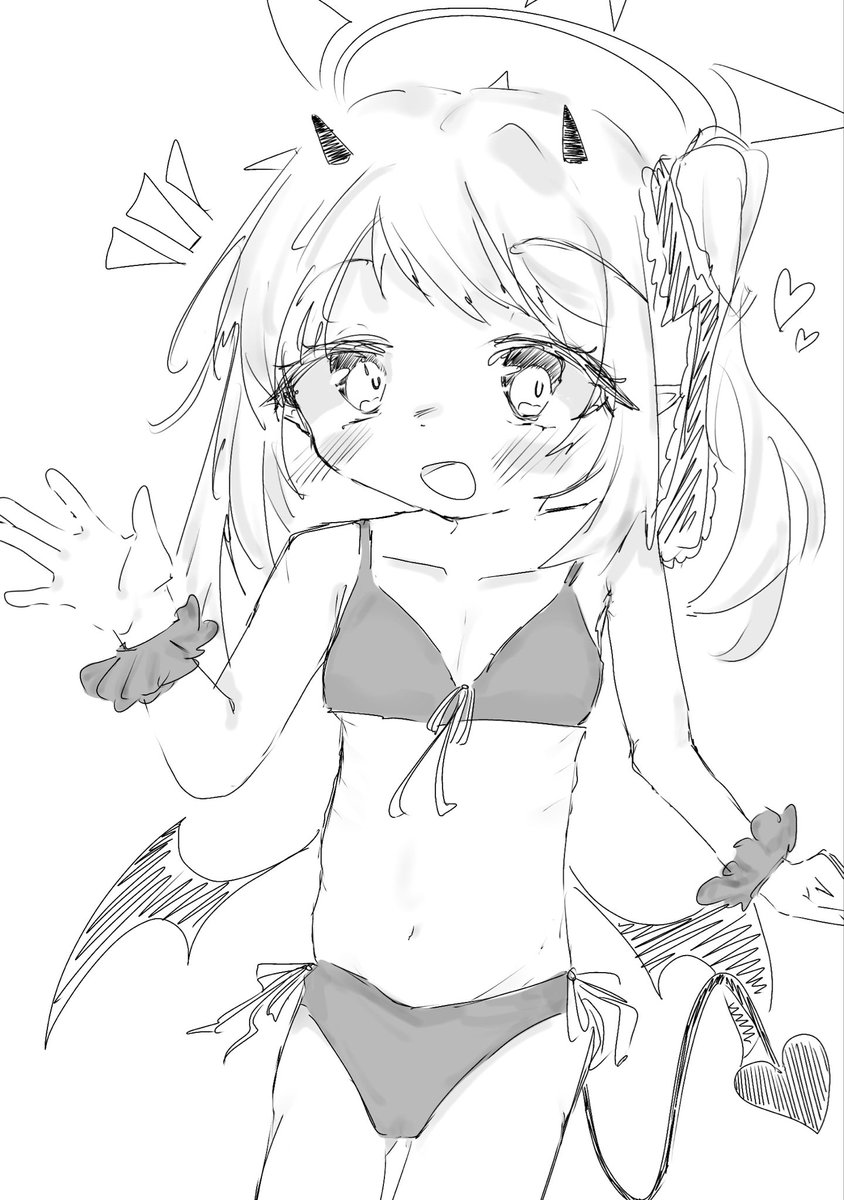 100ow1's tweet photo. 幼いキャラを描く練習です。イブキ可愛いね
#ブルアカ #丹花イブキ https://t.co/I1OLKJGysf
