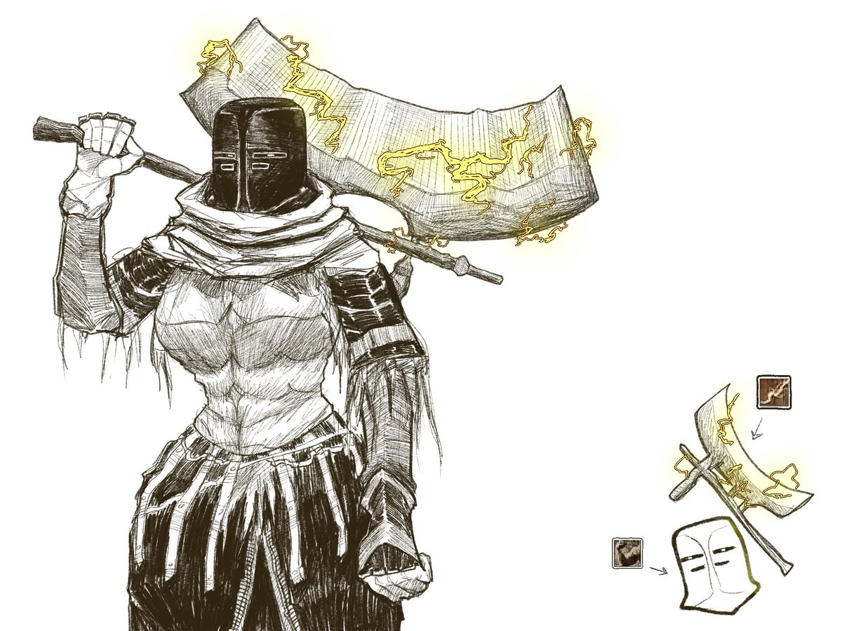 Metallik_Pcr's tweet photo. DS3 Dragonslayer Greataxe https://t.co/vhqc1TokQS