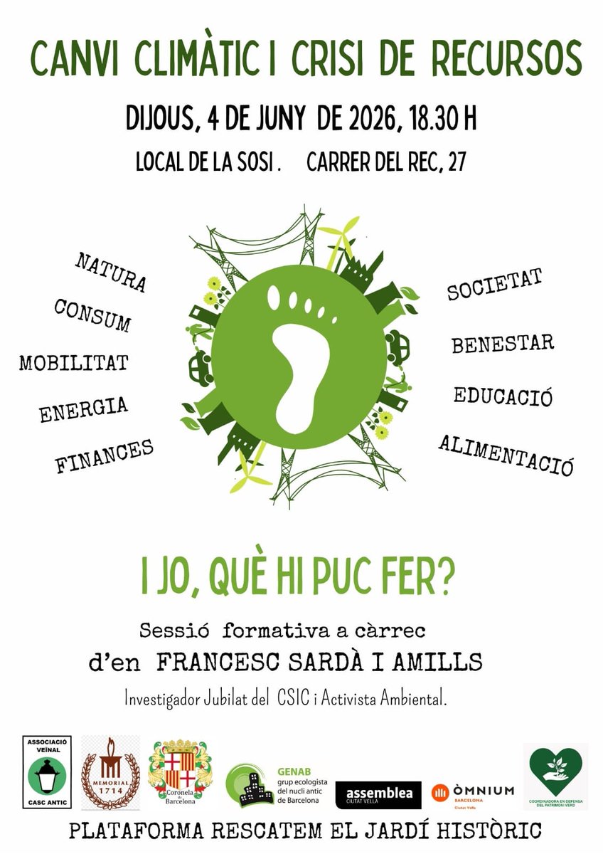 riberaenaccio's tweet photo. Construir l'Audiencia Provincial a Lluis Companys en herència d'una imposició franquista és un crim contra la nostra història i la salut. Podem tenir mitja hectàrea d'arbres, que són el veritable pulmó:
📆 Dijous 4 de juny
⏳18:30
📍Rec 27
El manifest:
https://t.co/DeEy5jHKbt https://t.co/16IullThQU