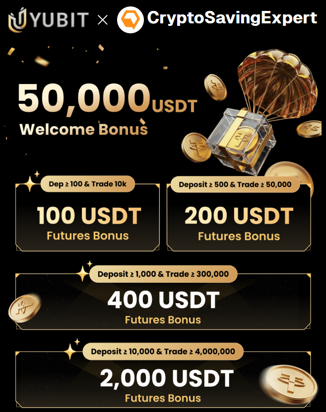 CryptoSavingExp's tweet photo. Yubit Crypto Exchange currently has up to $2000 in USDT welcome bonuses available for new users.

CLAIM NOW 👇

https://t.co/IeZRACQHkt https://t.co/lvavH74Twa