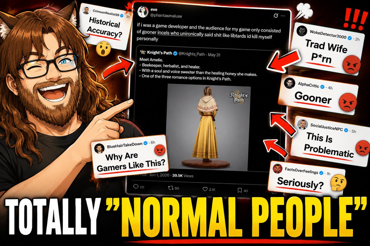 ZeoTGT's tweet photo. Knights Path makes "Totally Normal" People Upset Again!
#Gaming #KnightsPath #GamingNews
https://t.co/1KW8MaUD6G https://t.co/G9j7D9uIdj