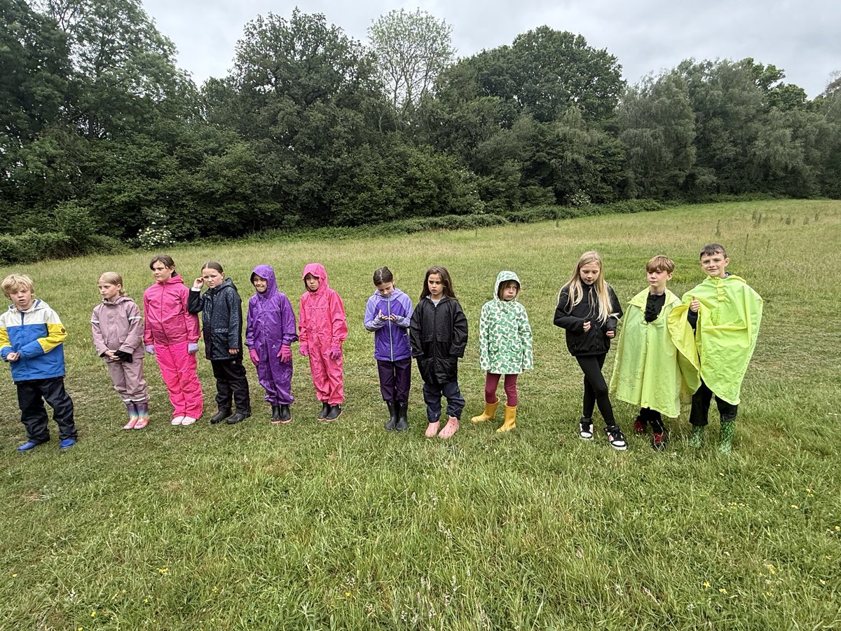 HurstParkSchool's tweet photo. 🥞 Fuelled up after a brilliant breakfast. We are stepping back in time to sit and learn all about history inside a real Roman roundhouse, and then we will be putting our teamwork and survival skills to the test as we build our own shelters out in the woods. #WeAreLEO https://t.co/vBw9hTlMrP
