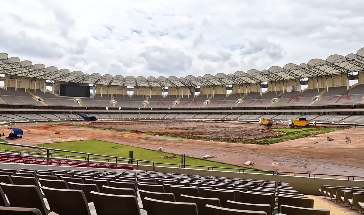 ltn_sports's tweet photo. Kasarani Stadium is undergoing a major transformation to meet FIFA and CAF standards as Kenya gears up to host top-tier matches at #AFCON2027. https://t.co/DRsBySu6Gd